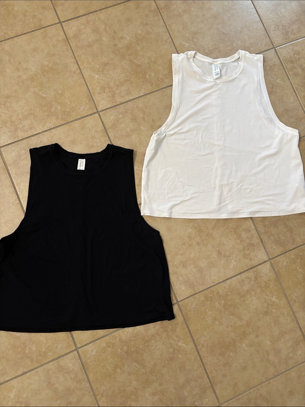 Spanx Tank Top - Black & White